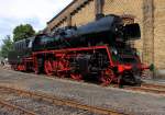 Die 35 1019-5 des Lausitzer Dampflokklubs zu Gast beim 10. Berliner Eisenbahnfest im Bw Berlin Schneweide am 31.08.2013.