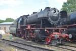 Hier sieht man die BR 23 042 des Eisenbahnmuseums in Darmstadt Kranichstein.Aufgenommen am 03.06.2011.