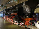 Die Dampflokomotive 38 2884 stand Mitte Mai 2017 im Verkehrsmuseum Nürnberg.