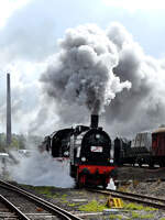 Mitte April 2026 wurden anl�sslich der Museumstage im Bochumer Eisenbahnmuseum F�hrerstandsmitfahrten auf der 1918 gebauten Dampflokomotive 38 2267 angeboten.