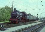 BR 38 bei der Veranstaltung 150 Jahre Deutsche Bahn im Sommer 1985 in Nrnberg Langwasser Verschiebebahnhof