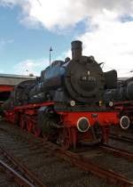 Die 38 1772, ex. DB 038 772-0 (ex P8 2459 Knigsberg) im Sdwestflische Eisenbahnmuseum, Siegen am 18.09.2011. Die Lok wurde am05.12.1974 als letzte P8 der DB abgestellt. Sie ist ein nicht betriebsfhiges Ausstellungsstck.