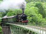 P8 2455 Posen als WTB2 auf dem Wutachviadukt. Grimmelshofen, 17.7.2013.