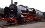 39 230 auf der Jubiläumsausstellung zum 150-jährigen Bestehen der deutschen Eisenbahnen in Bochum-Dahlhausen im Oktober 1985