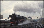 411231 fährt hier am 6.5.1993 um 10.08 Uhr mit dem 7412 nach Erfurt aus.