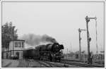 41 1144 trifft am zweiten Plandampftag im Werratal (12.10.2007) mit einem Leerzug von Bad Salzungen kommend in Immelborn ein.