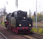 DR 41 1144-9 der IGE-Werratal-Eisenach e.V. beim umsetzen in Naumburg (Saale) Hbf; 21.10.2007 