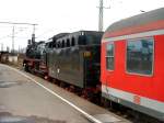 BR 41 vor Soinderzug der DB in Erfurt Hbf, 2006