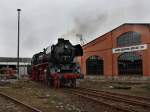 Die 41 1144 am 21.02.2009 im BW Arnstadt. (Eisenbahnmuseum) 