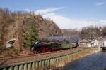 41 1144 und 65 1049 auf der  Heimfahrt  von Dresden nach Chemnitz in Dresden-Plauen. 28.03.2010