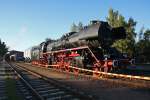 Einzige (Gast)-Dampflok zu den 8.Eisenbahntagen am 15.10.2011 in Leipzig-Plagwitz war die im Bw Halle/P beheimatete 41 1185-2.