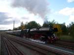 41 1144-9 Mit dem Elstertal Express 2012. Hier am 07.10.12 zusehen in Plauen/V. unterer Bahnhof bei der Ausfahrt.

