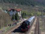 Am 09.04.2011 waren wir mit dem Thüringer Eisenbahnverein und 41 1144-9 auf einer Sonderfahrt von Weimar nach Meiningen unterwegs.