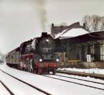 41 1144 mit einem Plandampfzug in Oberhof