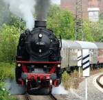 Die 41 360 bei der Einfahrt in den Bochumer Hauptbahnhof.