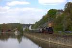 Die 41 096 zog am 16.04.2011 ihren Sdz durch Bochum Dahlhausen.