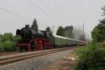 41 360 mit einem Sonderzug von Diepholz nach Boppard am Bahnbergang Kilometer 27 in Dsseldorf-Eller am 13.07.13