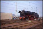 Lokparade am 17.4.1993 am BW Arnstadt: Dampflok 441093