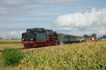 Terug naar Toen 2019: 44 1593-1 bei der Ausfahrt aus Beekbergen, am 07.09.2019.