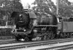 Die BR 44 1593-1 hier beim ausfahrt von Bhf Apeldoorn am 06. September 2008.