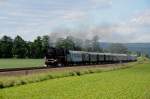 44 1486-8 mit Sonderzug von Hildesheim nach Wernigerode am 09.06.2012 bei Hockeln