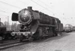 Am 4.5.1986 fand im Bahnhof Hasbergen ein Eisenbahnfest statt. Ausgestellt war dort auch die schwere Güterzug Dampflok 44508.