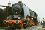 11.Mai 1985: Loktreffen in Nossen, Güterzuglokomotive 50 849, Krauss-Maffei AG München, Baujahr: 1940.