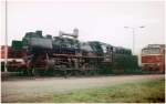 50 0048 hat in Pasewalk einen Zug bespannt, Nov 1977