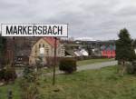 50 3616-5 machte am 13.12.14 eine Lichtl Fahrt von Schwarzenberg nach Schlettau. Hier zu sehen in Markersbach auf de Viadukt.