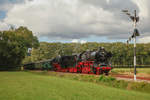 Terug naar Toen 2019: 50 3654-6 & 44 1593-1 bei der Einfahrt in Loenen, am 07.09.2019.