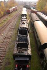 Die etwas andere Sicht auf 50 3636 und weitere  Sch�tze  der GES (Gesellschaft zur Erhaltung von Schienenfahrzeugen).