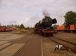 Am 21.09.2013 war im RAW Stendal dieses schne Bild der 50 3708 aus Halberstadt.