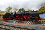 50 380 am 07.10.2017 im Rahmen einer Sonderzugveranstaltung der Nostalgiereisen Bebra e.V. auf Umsetzfahrt im Bahnhof Bad Salzungen. (Bild 6) 