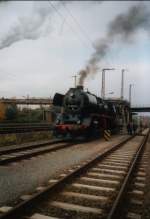 Lok 50 3648 im RAW chemnitz bei fhrerstandsfahrten