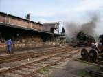 Hier hat der Heizer ganze Arbeit geleistet.SEM Lok 50 3648 bei Rangierarbeiten im Museumsgelnde