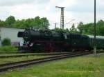 50 3648 trifft wieder im Bw Weimar ein. Sie kam vom Weimar-Berkaer Bahnhof.