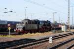 50 3610 am 03.09.2011 kurz vor der bernahme des Sonderzuges der Historischen Eisenbahn Frankfurt zum Dampflokfest im DLW Meiningen im Hbf Schweinfurt.