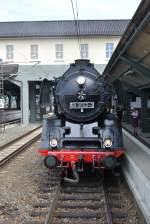 Baureihe 50 3552-2 am 03.06.2011 im Darmstdter Hauptbahnhof. Als Dampf Sonderzug.