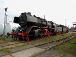 50 3694 2 am 28.09.2012 auf einer Ausstellung im Schweriner Eisenbahn und Technikmuseum Schwerin