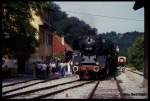 50622 ist am 13.8.1989 mit einem Sonderzug in Ohrnberg angekommen.