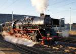 50 3648-8, 20.12.2015, Hbf. Chemnitz; Sonderzug zur Bergparade von Dresden nach Annaberg. Ab Chemnitz übernimmt 50 3648, von Dresden bis Chemnitz fungierte E 7710 als Zuglok.