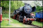 528116 am 15.5.2004 im Eisenbahn Museum Dieringhausen.