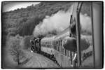 Dampf um W�rzburg: Am 09.05.2026 veranstaltete die Firma GleisGl�ck eine Dampfzugfahrt von W�rzburg durch's fr�nkische Saaletal nach Bad Kissingen und zur�ck. Das Bild zeigt die Dampflok 52 7409 (DGEG) kurz vor Michelaubr�ck im Saaletal.