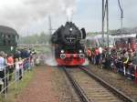 52 8029 bei der Lokparade zum heizhausfest im SEM Chemnitz 2006