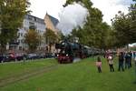 Historische Eisenbahn Frankfurt am Main 52 4867 am 04.10.20 mit einen Sonderzug auf der Hafenbahn Frankfurt am Main beim Teddybärenfahrtag