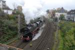 526106 der Vulkan-Eifel-Bahn am25.10.2008 auf der Fahrt von Wuppertal nach Solingen kurz vor der Berliner Brcke in Solingen