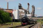 52 8195 mit Sonderzug am 30.05.2009 in Sulzbach-Rosenberg-Htte