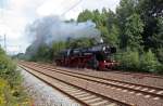 52 8047-4 auf dem Weg zur Lokparade anllich des 19.Heizhausfestes im SEM Chemnitz-Hilbersdorf, 22.08.2009.