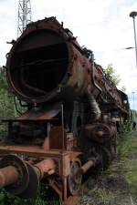 52 8085 am 04.09.2010 im ehemaligen BW Falkenberg oberer Bahnhof. Die Sammlung war dieses Jahr leider nur an diesem einem Wochenende zugnglich.

