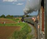 Um 16:45 ging es dann mit dem Sdz und 52 1360-8 zurck nach Gttingen. Aufgenommen am 26.09.2010.